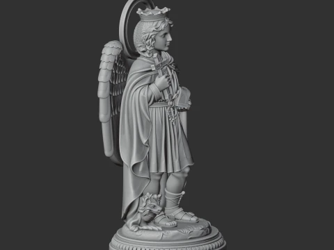 Saint Abanoub - Devotional Statue 3D Model