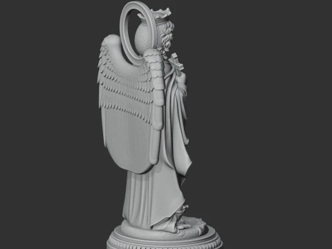 Saint Abanoub - Devotional Statue 3D Model