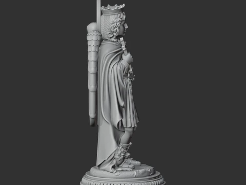 Saint Abanoub - Devotional Statue 3D Model
