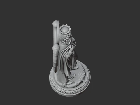 Saint Abanoub - Devotional Statue 3D Model