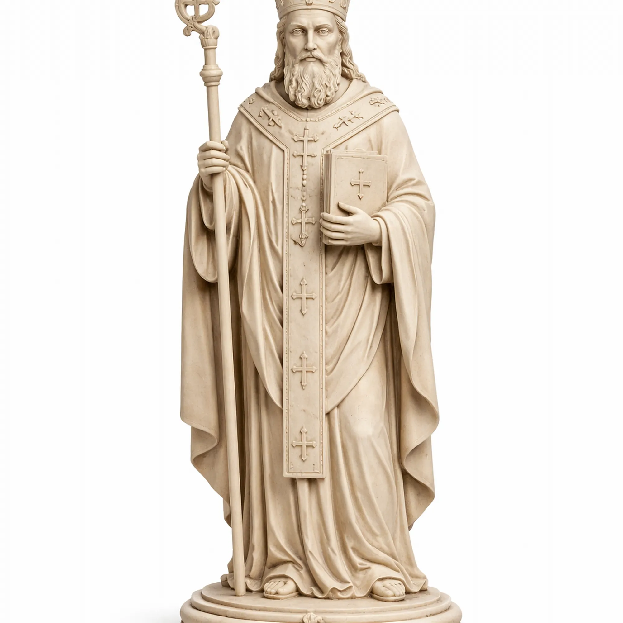 Saint Abdas of Susa - Devotional Statue 3D Model .c4d .max .obj .3ds .fbx .stl .blend