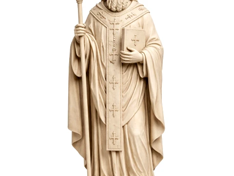 Saint Abdas of Susa - Devotional Statue Modelo 3D