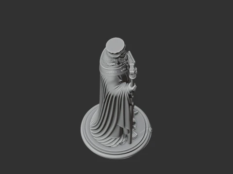 Saint Abdas of Susa - Devotional Statue 3D Model
