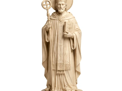 Saint Abel of Reims - Devotional Statue Modelo 3D
