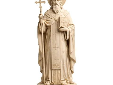Saint Abercius of Hieropolis - Devotional Statue Modelo 3D