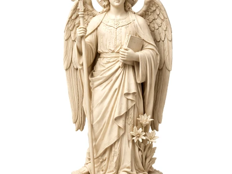 Saint Absadah - Devotional Statue 3D Model