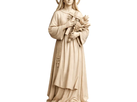 Saint Agostina Livia Pietrantoni - Devotional Statue Modello 3D