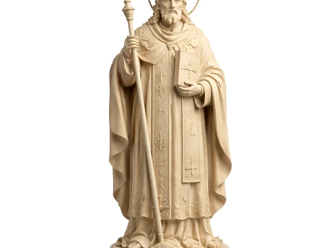 Saint Agrippinus of Naples - Devotional Statue 3D Model