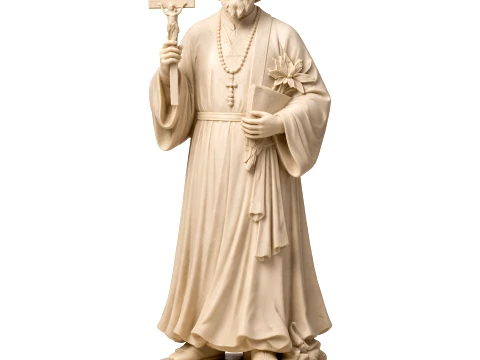 Saint Alberic Crescitelli - Devotional Statue 3D Model