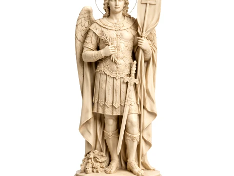 Saint Alexander martyr - Devotional Statue 3D Model