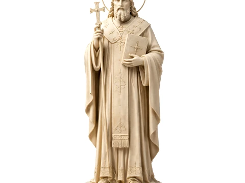 Saint Alexander of Comana - Devotional Statue Model 3D
