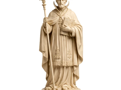 Saint Alexander Sauli - Devotional Statue Model 3D