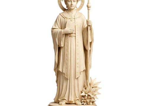 Saint Alexis U Seyong - Devotional Statue Model 3D