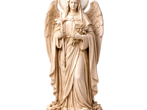 Saint Alice of Schaerbeek - Devotional Statue 3Dモデル