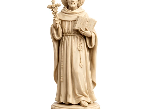 Saint Alonso de Orozco Mena - Devotional Statue 3D Model