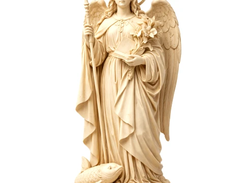 Saint Amalberga of Temse - Devotional Statue Model 3D