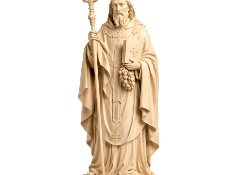 Saint Amandus - Devotional Statue Model 3D