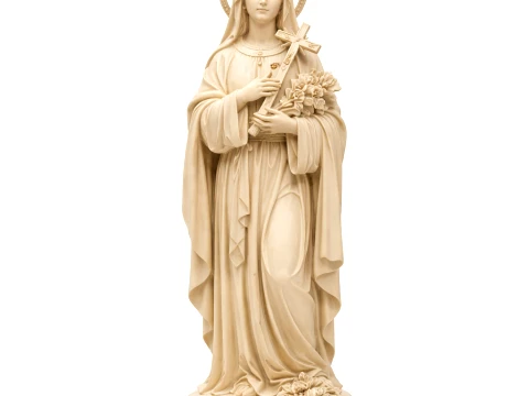 Saint Amata of Assisi - Devotional Statue Model 3D