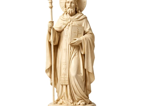 Saint Amator - Devotional Statue Model 3D