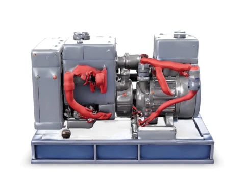 Industrial electrical generator 3D Model