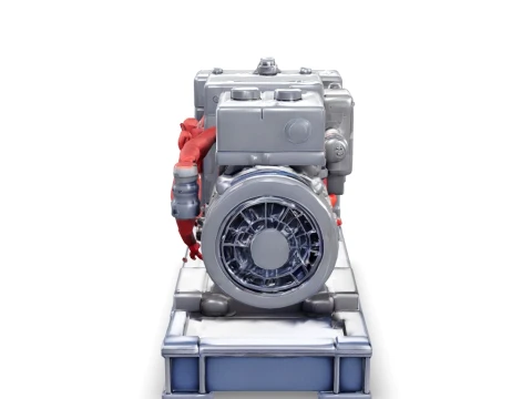 Industrial electrical generator 3D Model