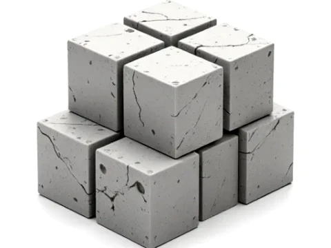 コンクリートコンクリートブロックの積み重ね 3Dモデル