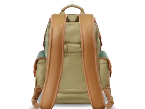 Canvas military-style backpack 3D Model
