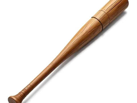 Weathered baseball bat 3D Model