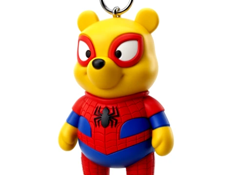 Winnie the Pooh Spider-Man Ring Figure 3D Model
