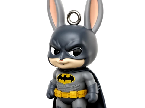 Bugs Bunny Batman Ring Figure 3D Model