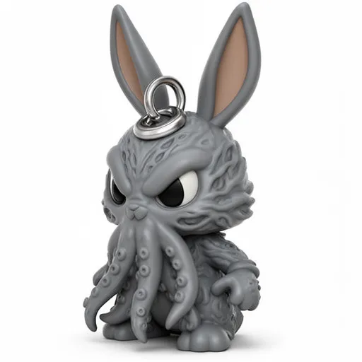 Bugs Bunny Cthulhu Ring Figure 3D Model .c4d .max .obj .3ds .fbx .stl .blend 