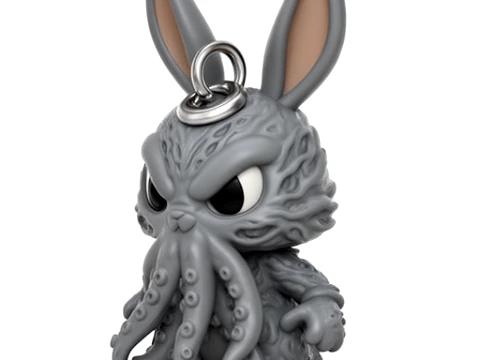 Bugs Bunny Cthulhu Ring Figure 3D Model