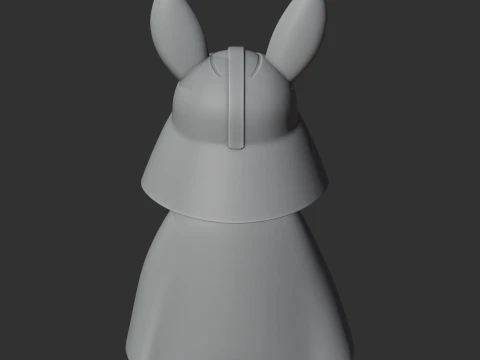 Bugs Bunny Darth Vader Ring Figure 3D Model