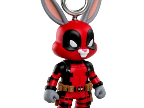 Bugs Bunny Deadpool Ring Figure 3D Model