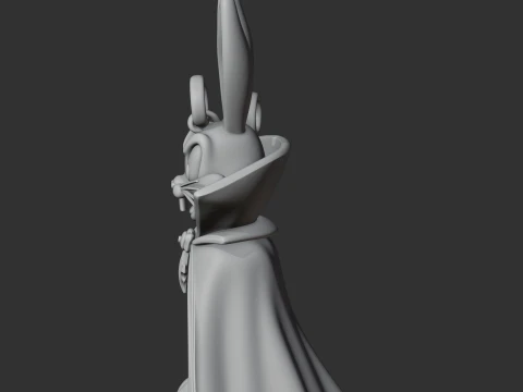 Bugs Bunny Dracula Ring Figure 3D Model