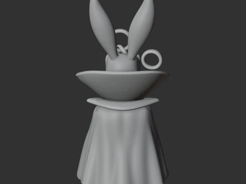 Bugs Bunny Dracula Ring Figure 3D Model