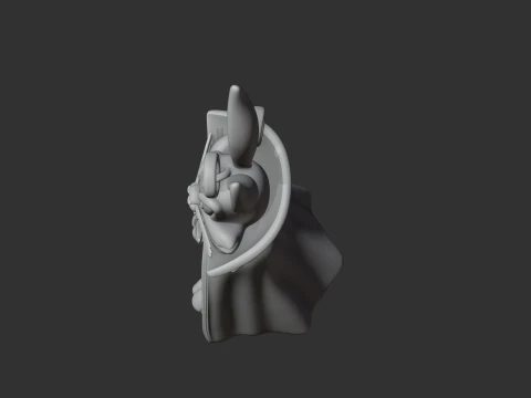 Bugs Bunny Dracula Ring Figure 3D Model
