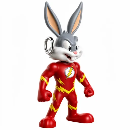 Bugs Bunny Flash Ring Figure 3D Model .c4d .max .obj .3ds .fbx .stl .blend 