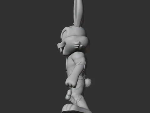 Bugs Bunny Flash Ring Figure 3D Model