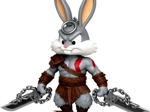 Figura Anillo Bugs Bunny Kratos Modelo 3D