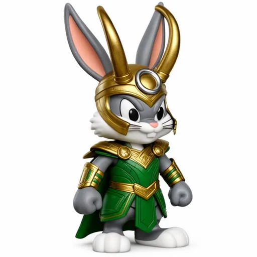 Bugs Bunny Loki Ring Figure 3D Model .c4d .max .obj .3ds .fbx .stl .blend 