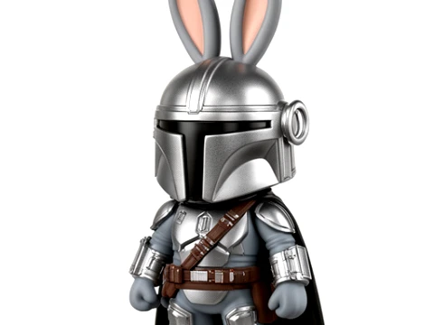 Figura Anillo Mandaloriano Bugs Bunny Modelo 3D