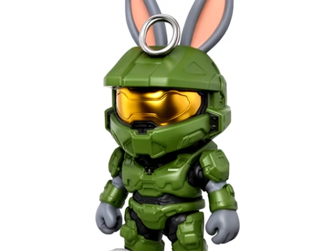 Bugs Bunny Master Chief Ring Figure 3D Model