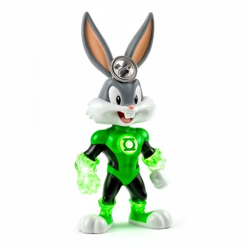 Bugs Bunny Green Lantern Ring Figure 3D Model .c4d .max .obj .3ds .fbx .stl .blend