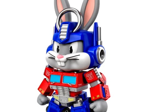 Figura do anel Bugs Bunny Optimus Prime Modelo 3D
