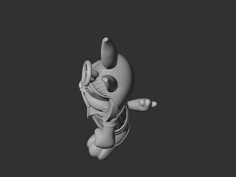 Bugs Bunny Pharaoh Ring Figure 3D Model