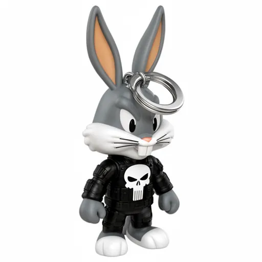 Bugs Bunny Punisher Ring Figure 3D Model .c4d .max .obj .3ds .fbx .stl .blend 