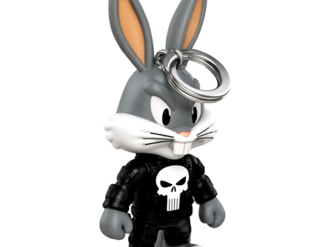 Bugs Bunny Punisher Ring Figure 3D Model
