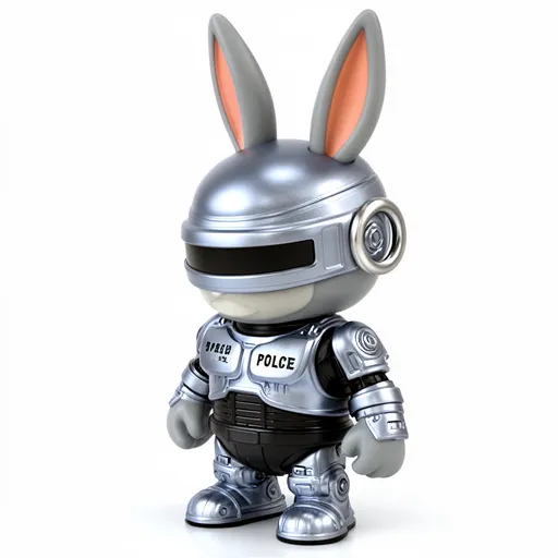 Bugs Bunny Pirate Ring Figure 3D Model .c4d .max .obj .3ds .fbx .stl .blend 