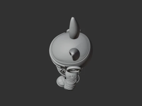 Bugs Bunny Pirate Ring Figure 3D Model